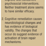 Cognitive Remediation in Severe Mental Illness